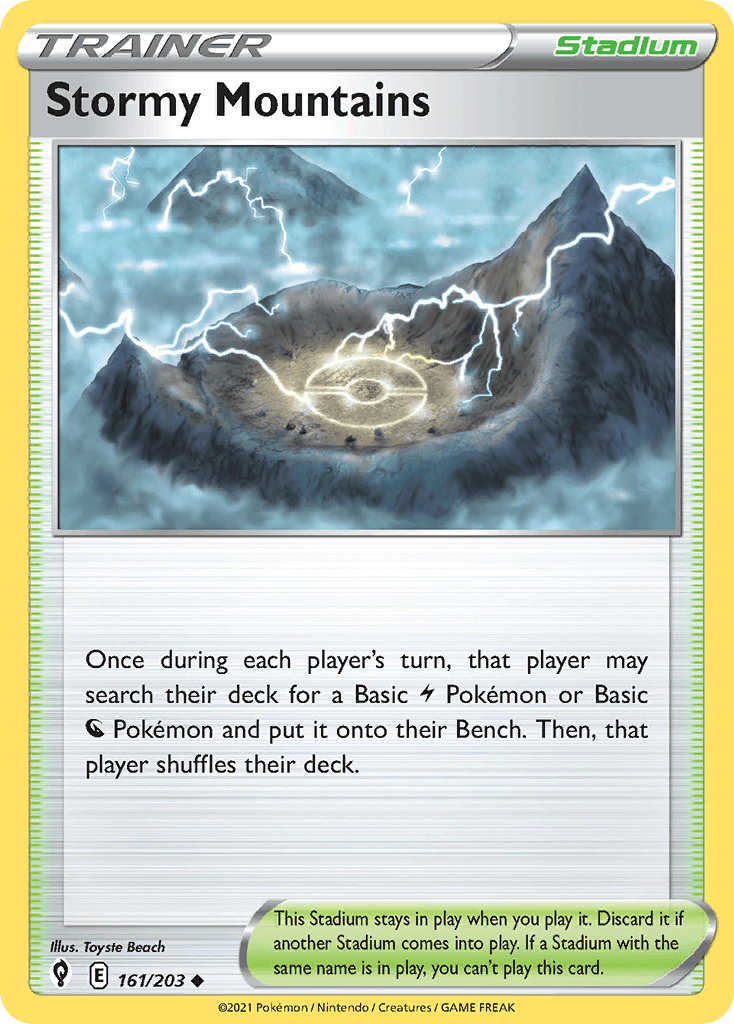 Stormy Mountains, kortbilde fra pokemontcg.io