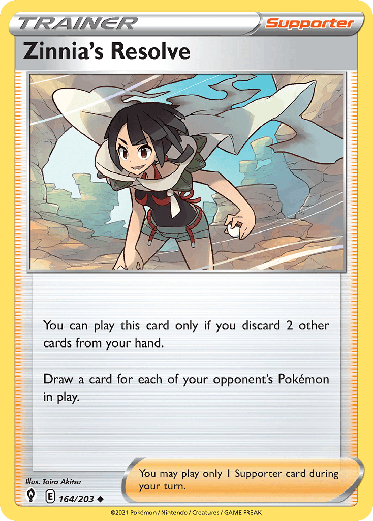 Zinnia's Resolve, kortbilde fra pokemontcg.io