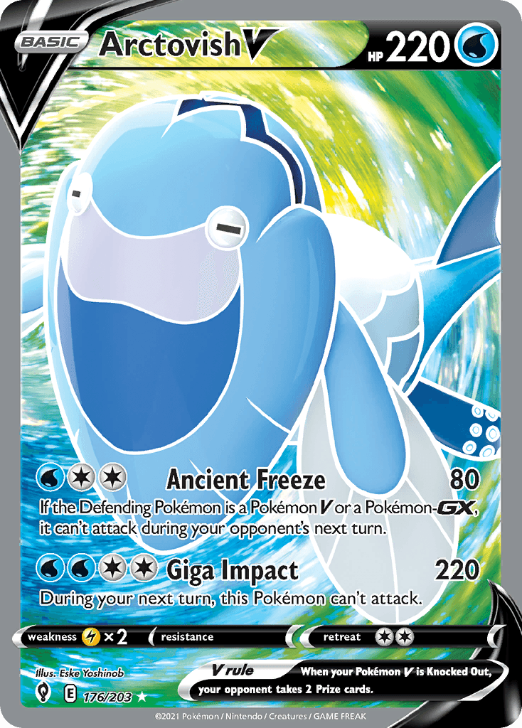 Arctovish V, kortbilde fra pokemontcg.io