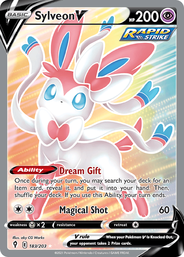 Sylveon V, kortbilde fra pokemontcg.io