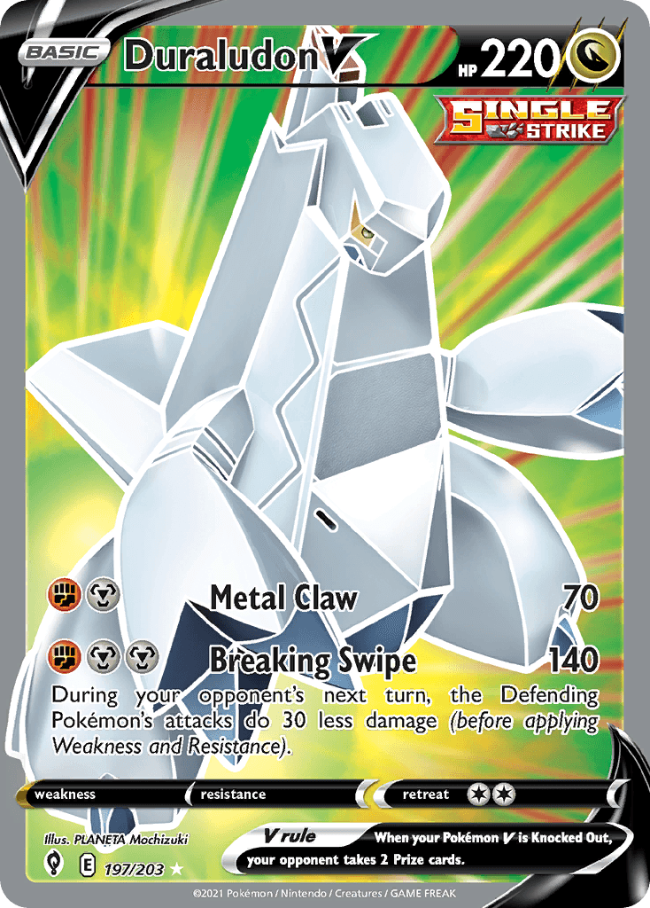Duraludon V, kortbilde fra pokemontcg.io