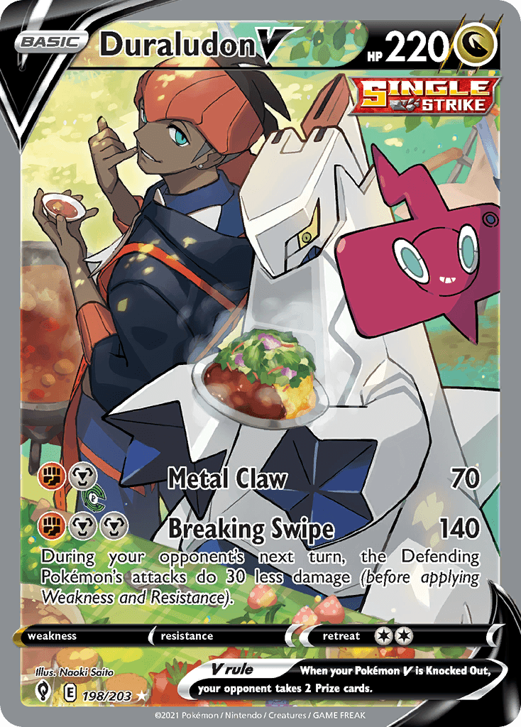 Duraludon V, kortbilde fra pokemontcg.io