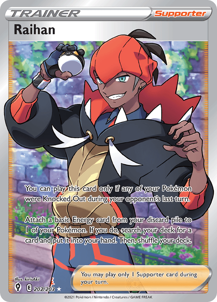 Raihan, kortbilde fra pokemontcg.io