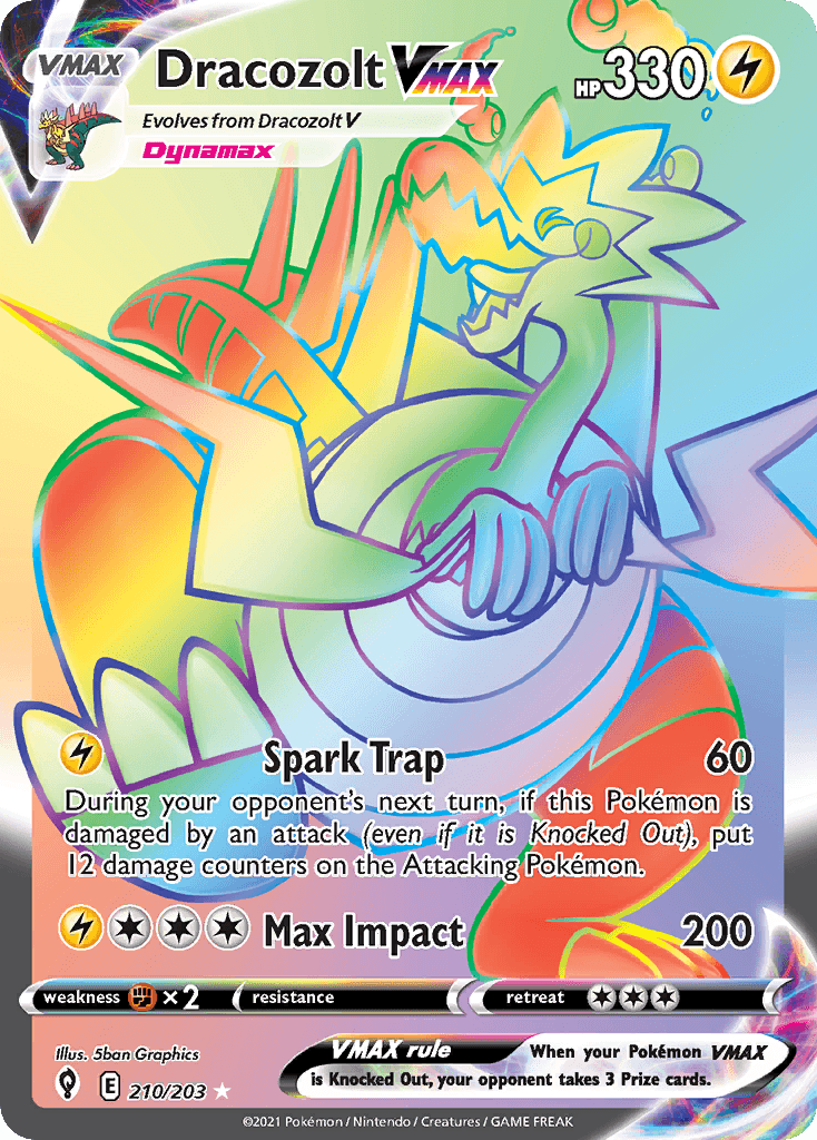 Dracozolt VMAX, kortbilde fra pokemontcg.io