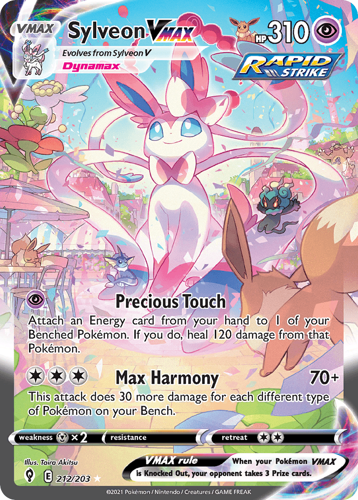 Sylveon VMAX, kortbilde fra pokemontcg.io