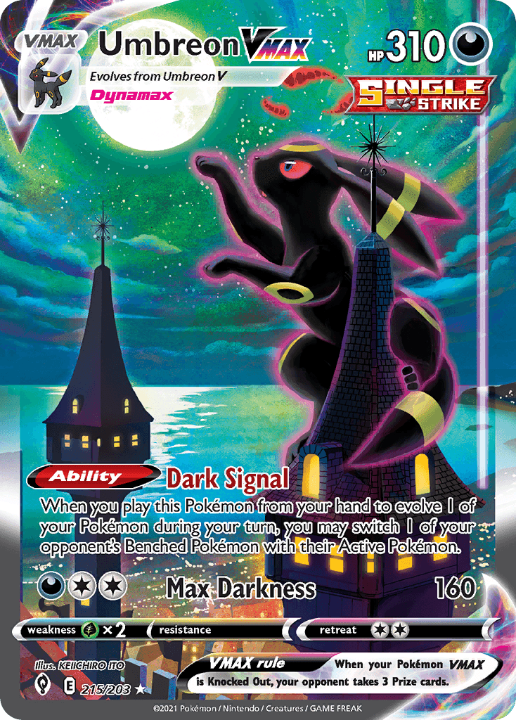 Umbreon VMAX, kortbilde fra pokemontcg.io