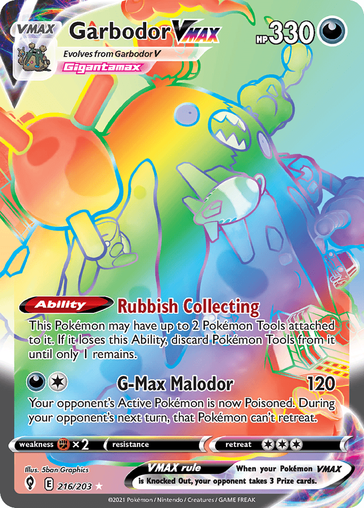 Garbodor VMAX, kortbilde fra pokemontcg.io