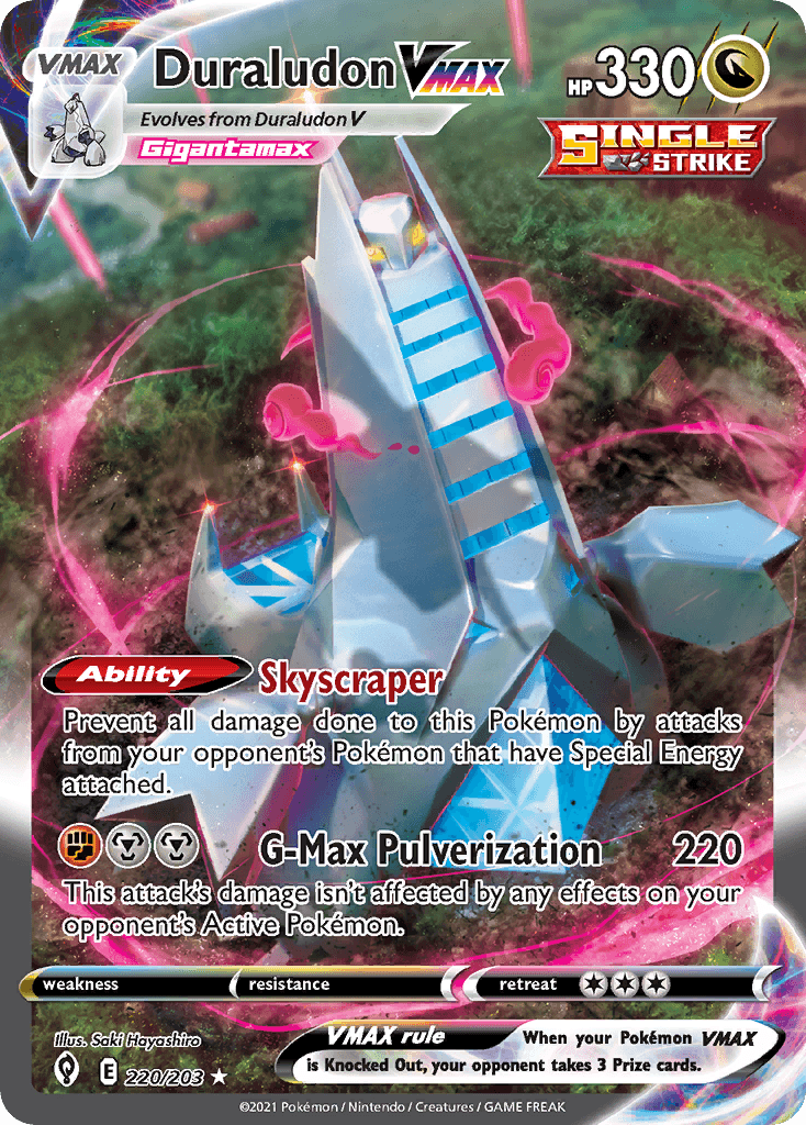 Duraludon VMAX, kortbilde fra pokemontcg.io