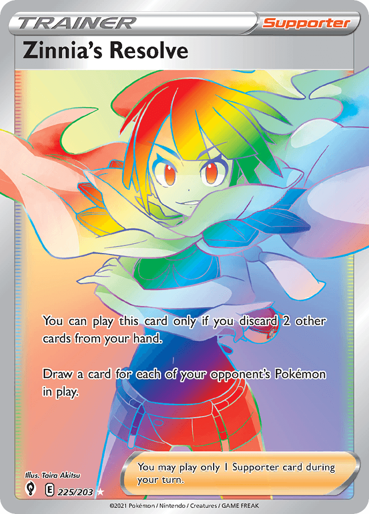 Zinnia's Resolve, kortbilde fra pokemontcg.io