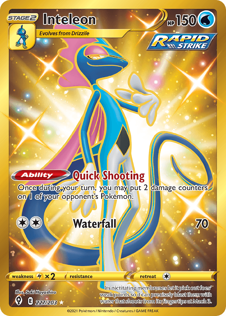 Inteleon, kortbilde fra pokemontcg.io