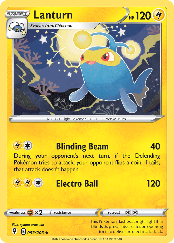 Lanturn, kortbilde fra pokemontcg.io