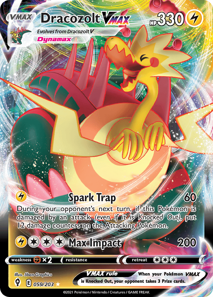Dracozolt VMAX, kortbilde fra pokemontcg.io