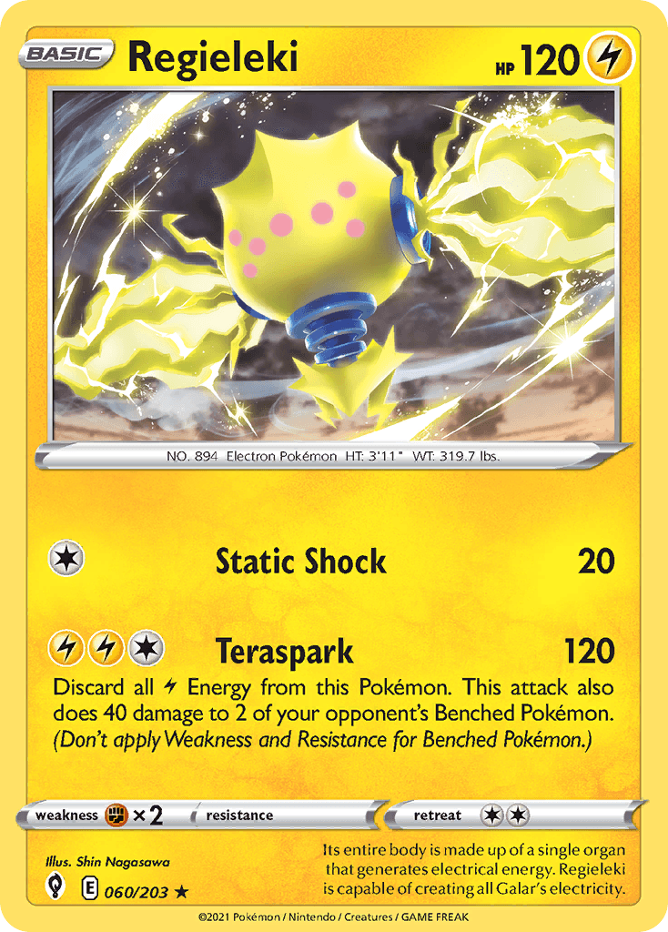 Regieleki, kortbilde fra pokemontcg.io