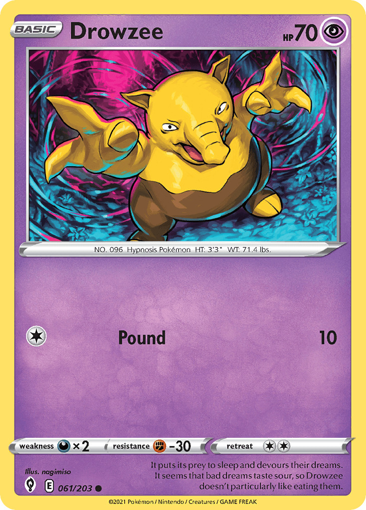 Drowzee, kortbilde fra pokemontcg.io