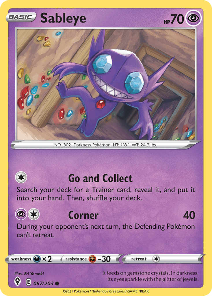 Sableye, kortbilde fra pokemontcg.io
