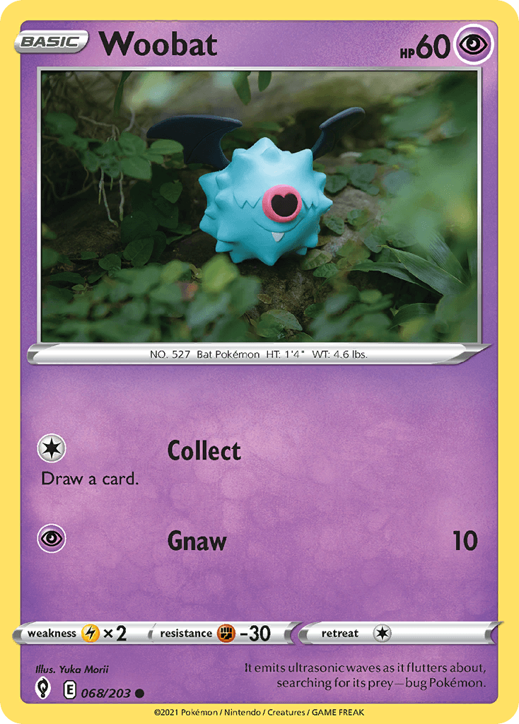Woobat, kortbilde fra pokemontcg.io