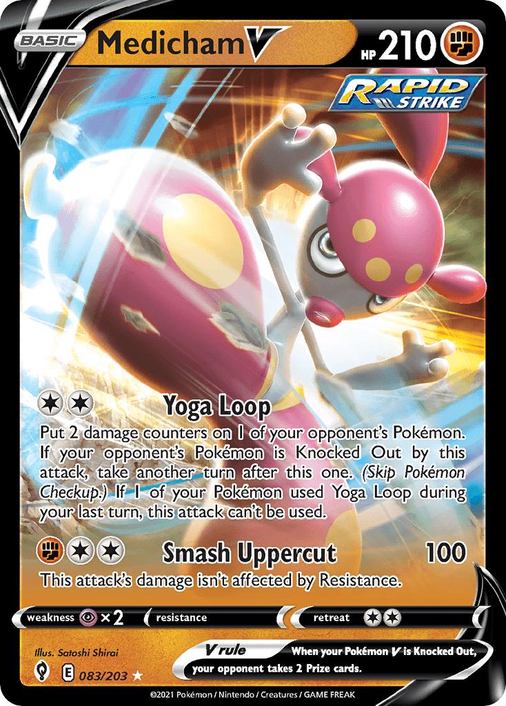 Medicham V, kortbilde fra pokemontcg.io