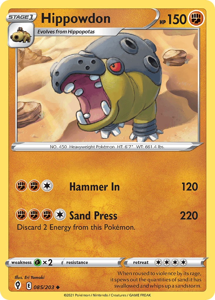 Hippowdon, kortbilde fra pokemontcg.io