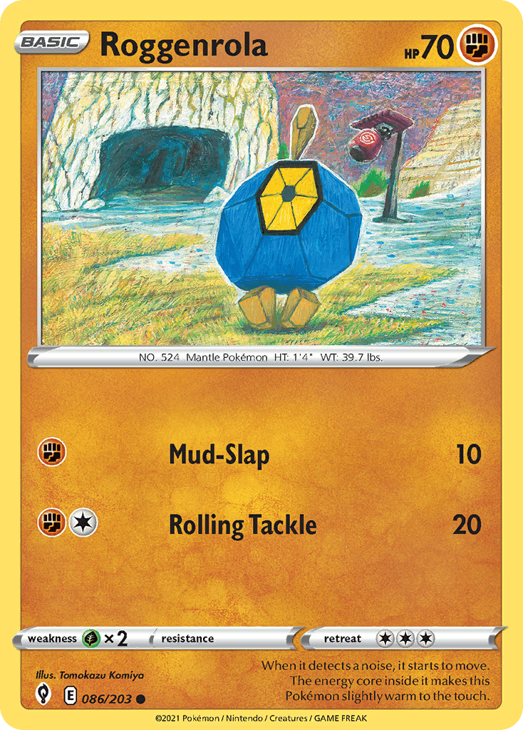 Roggenrola, kortbilde fra pokemontcg.io