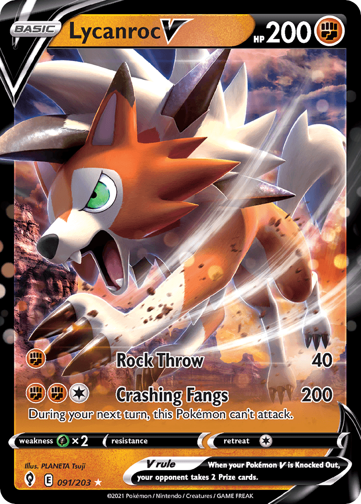 Lycanroc V, kortbilde fra pokemontcg.io