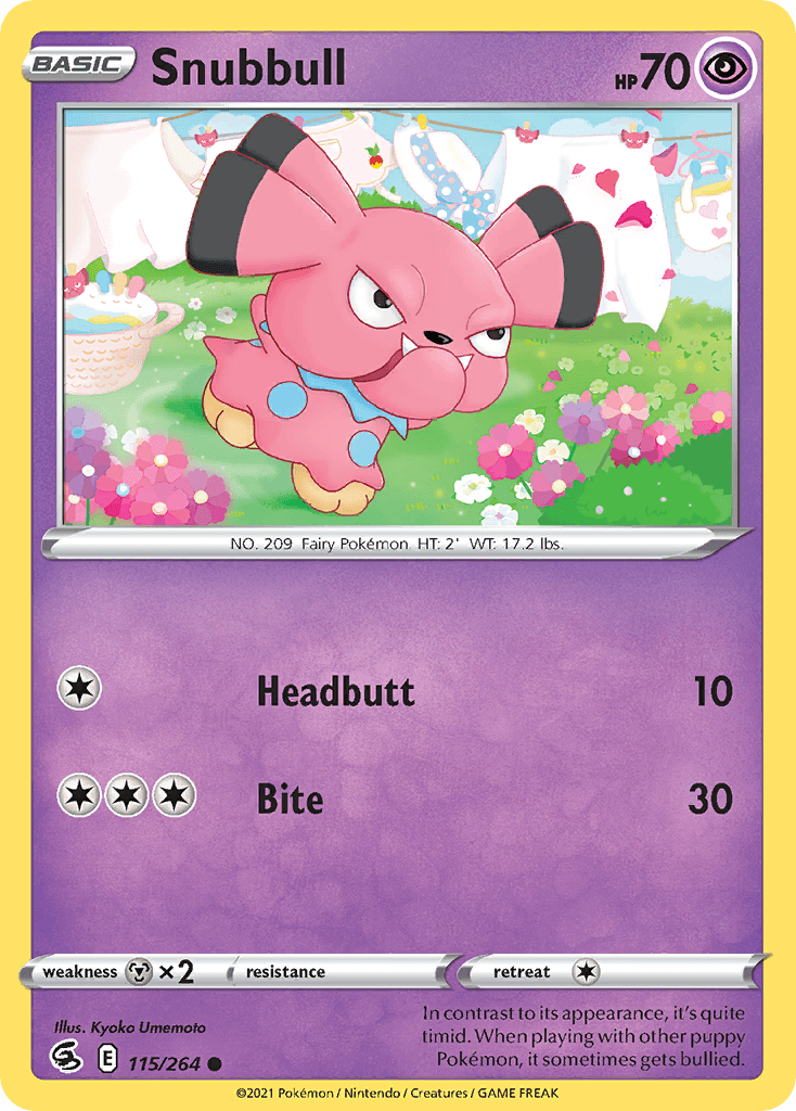 Snubbull, kortbilde fra pokemontcg.io