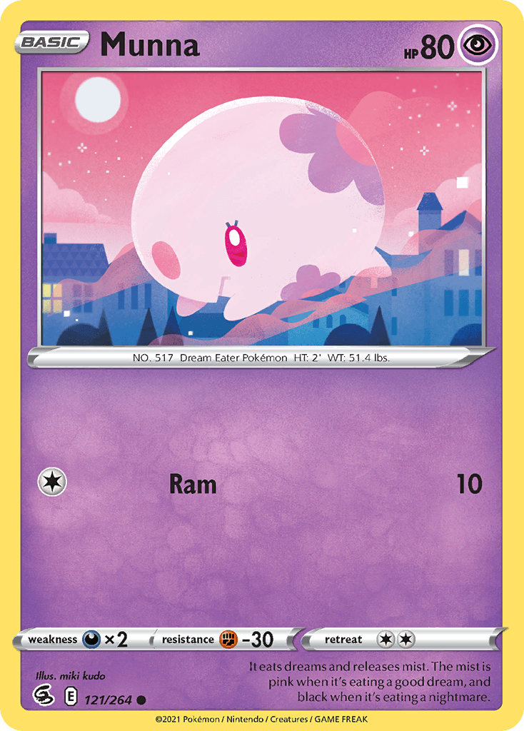 Munna, kortbilde fra pokemontcg.io