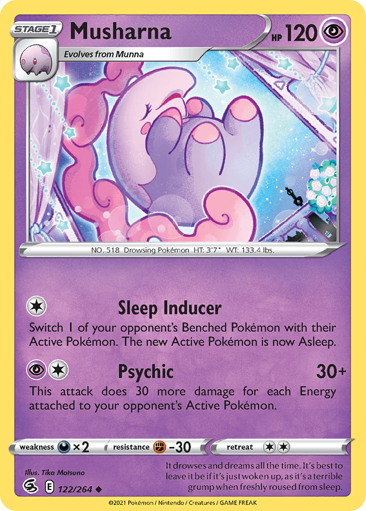Musharna, kortbilde fra pokemontcg.io