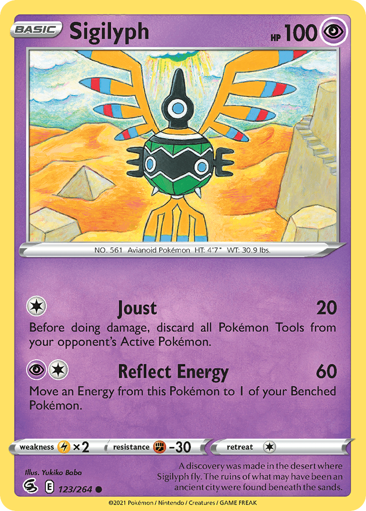 Sigilyph, kortbilde fra pokemontcg.io