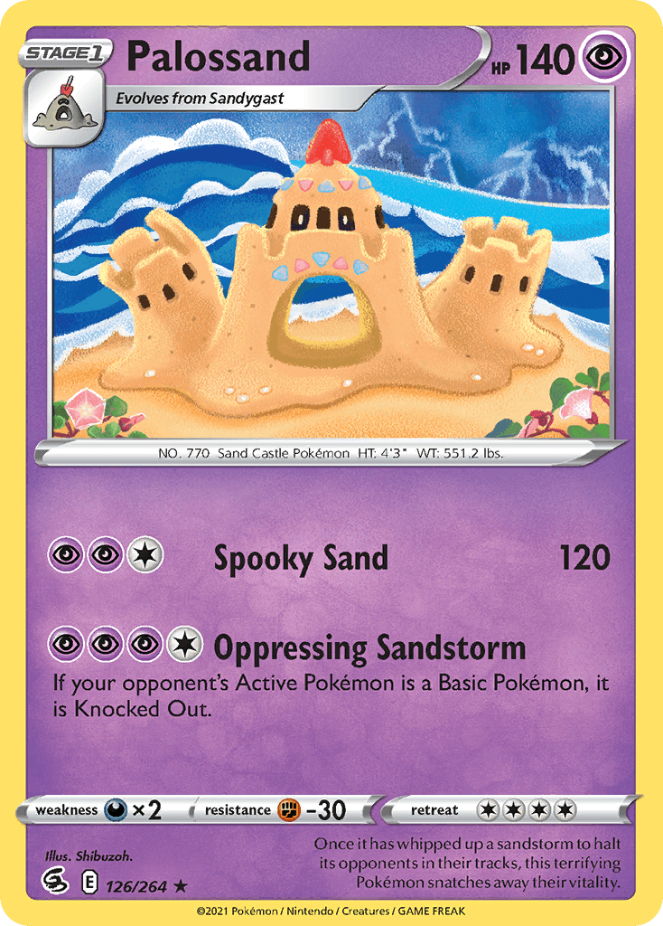 Palossand, kortbilde fra pokemontcg.io