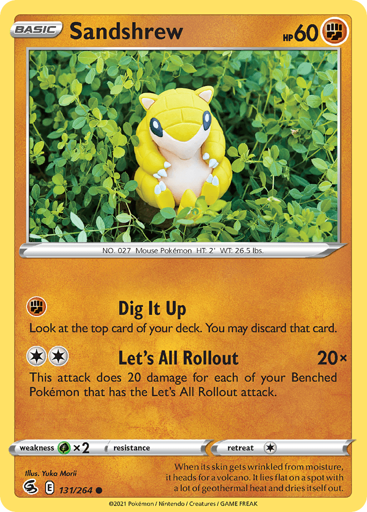 Sandshrew, kortbilde fra pokemontcg.io