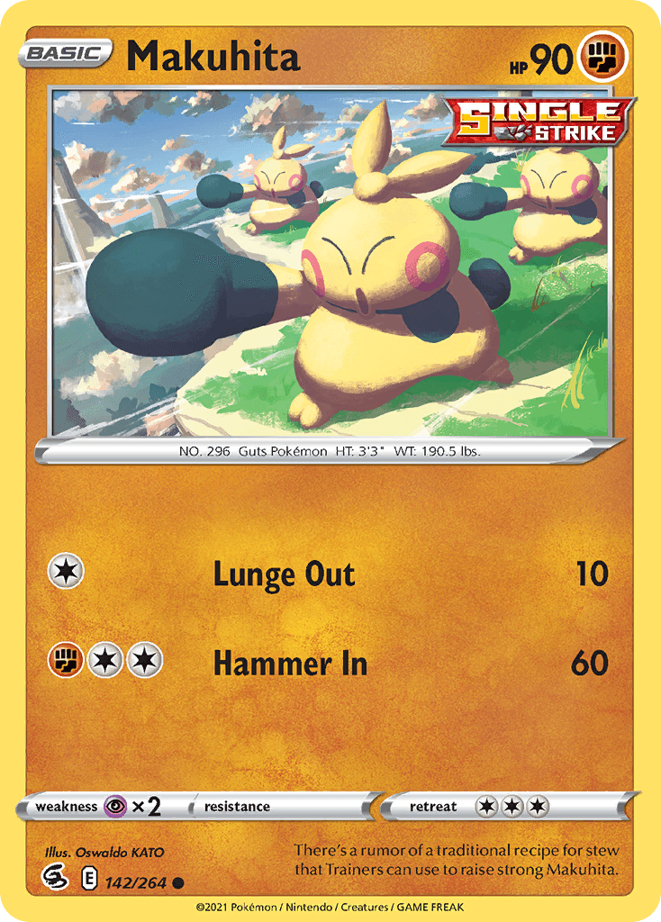Makuhita, kortbilde fra pokemontcg.io