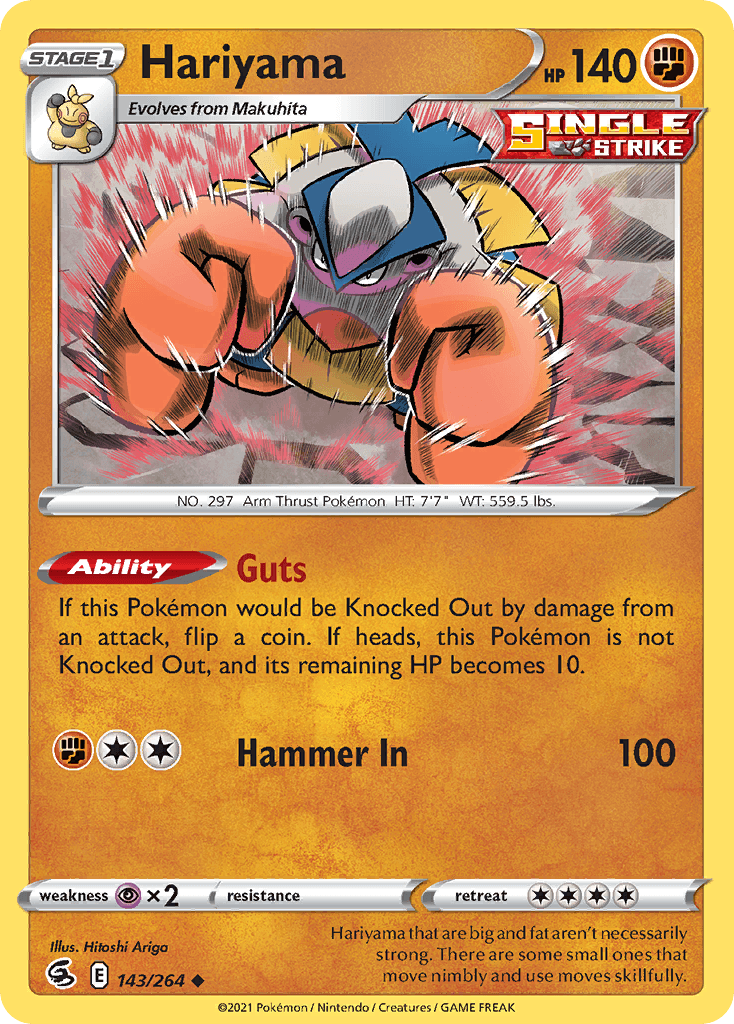 Hariyama, kortbilde fra pokemontcg.io