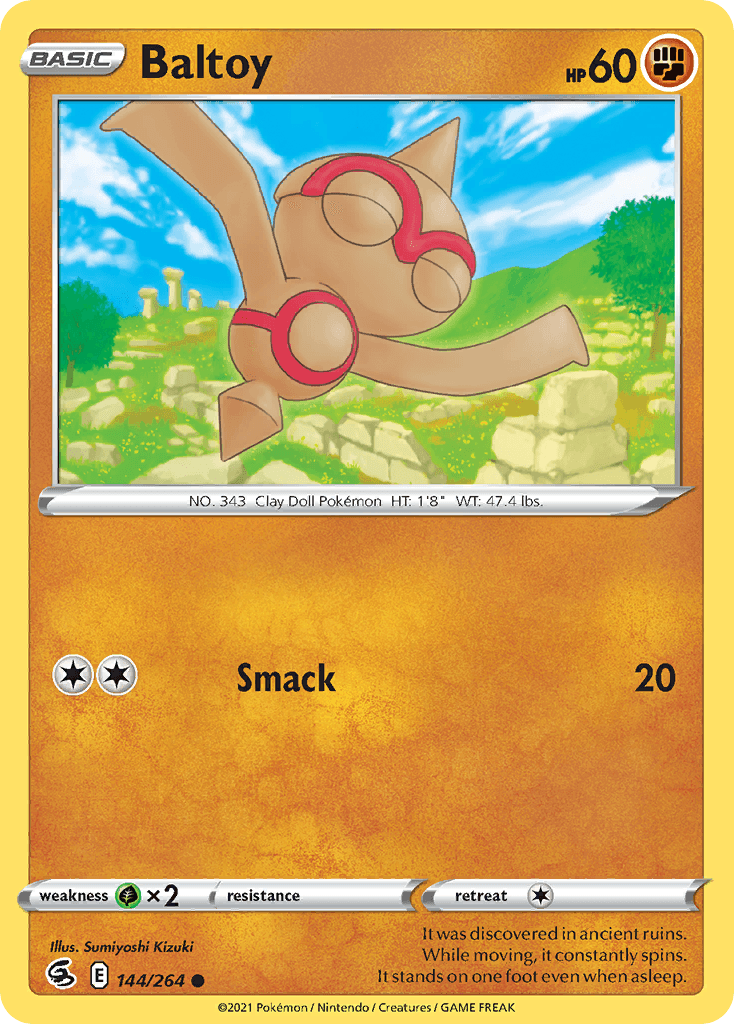 Baltoy, kortbilde fra pokemontcg.io
