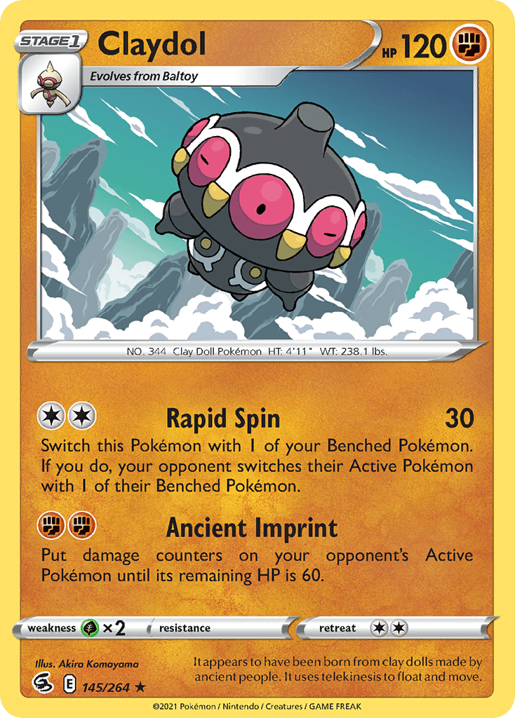 Claydol, kortbilde fra pokemontcg.io