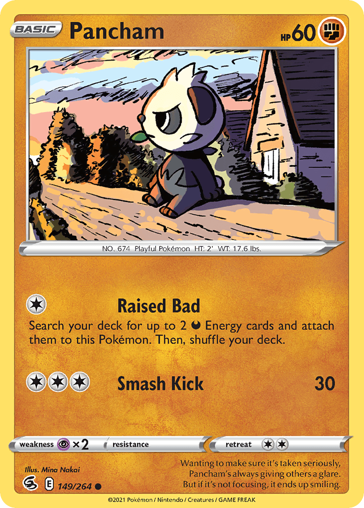 Pancham, kortbilde fra pokemontcg.io