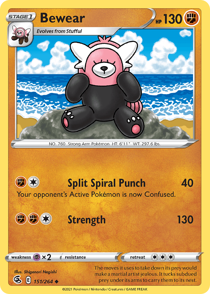 Bewear, kortbilde fra pokemontcg.io