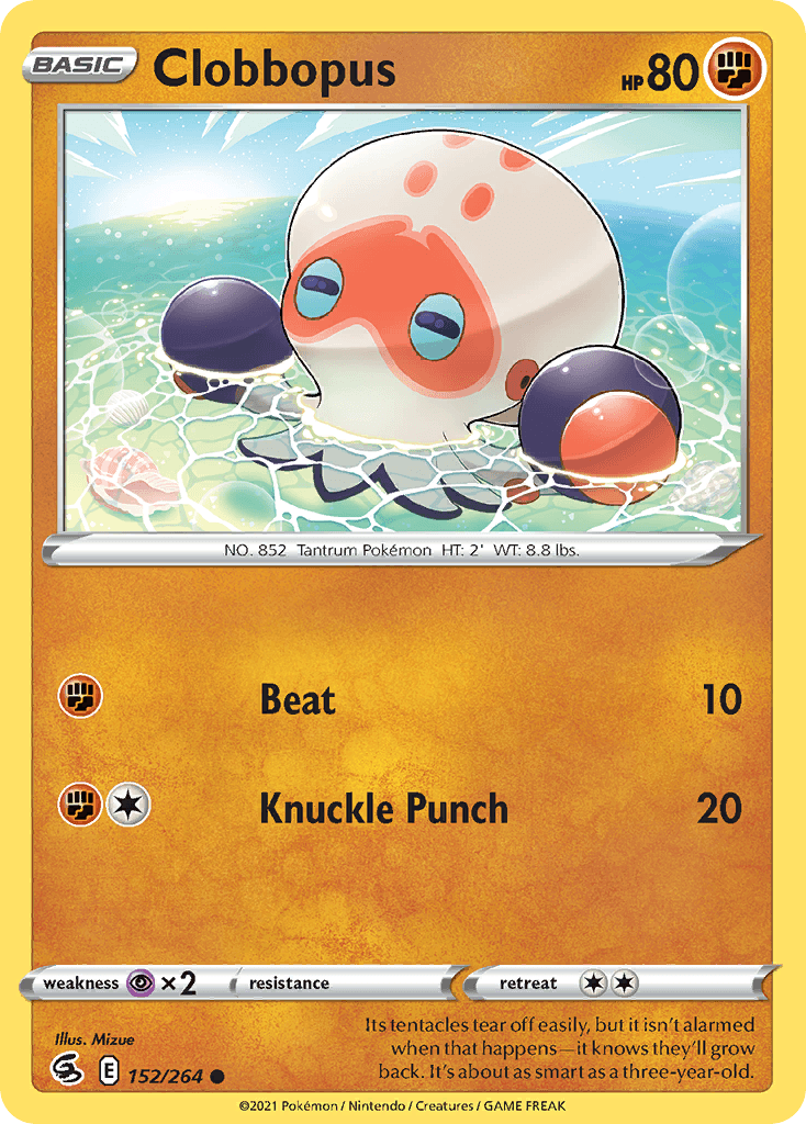 Clobbopus, kortbilde fra pokemontcg.io