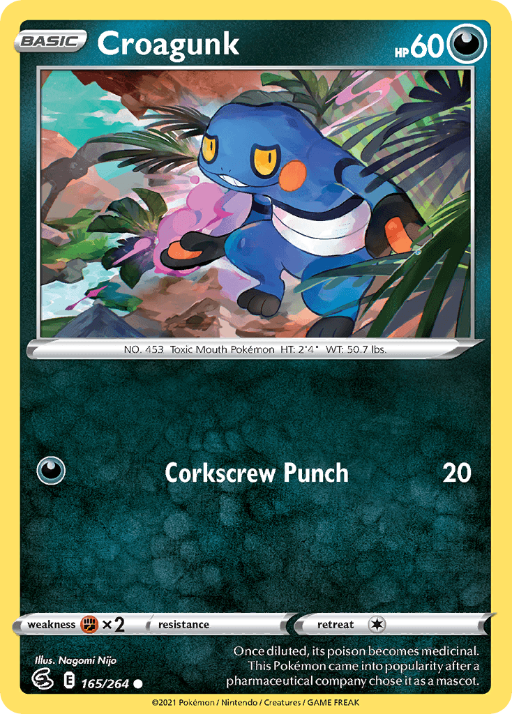Croagunk, kortbilde fra pokemontcg.io