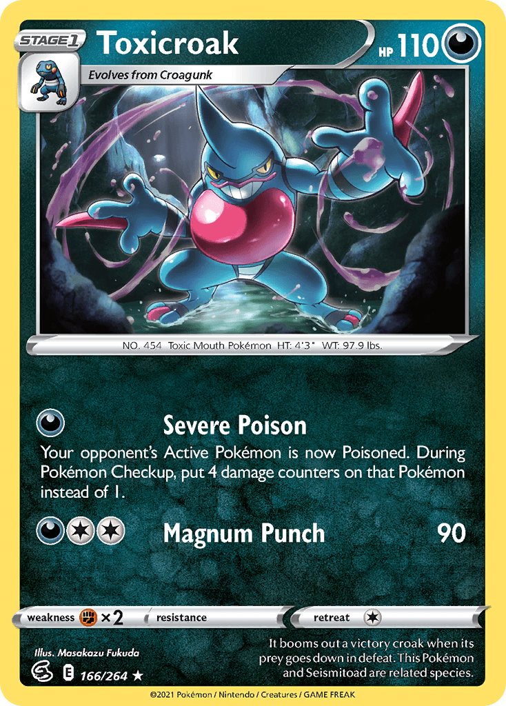 Toxicroak, kortbilde fra pokemontcg.io