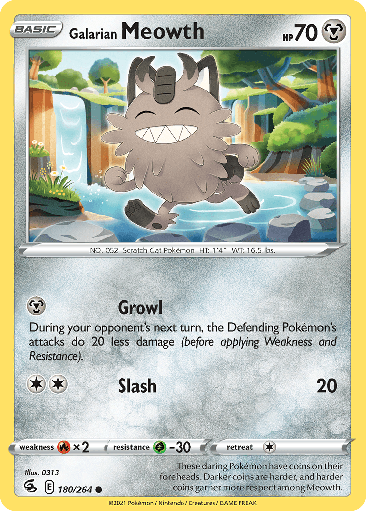 Galarian Meowth, kortbilde fra pokemontcg.io