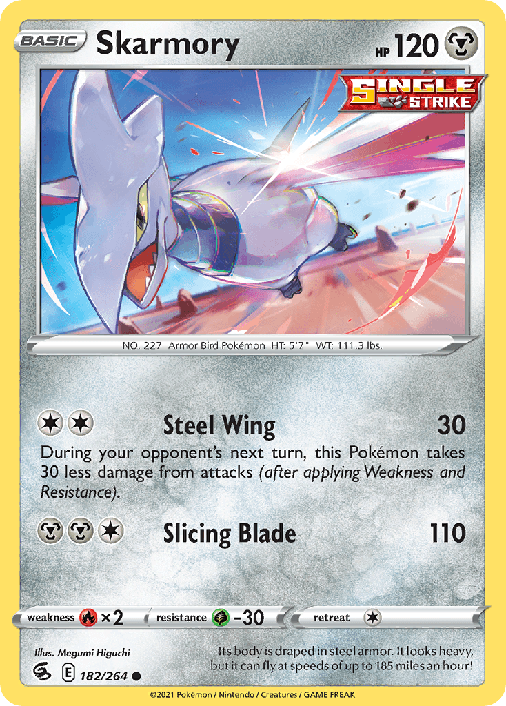 Skarmory, kortbilde fra pokemontcg.io
