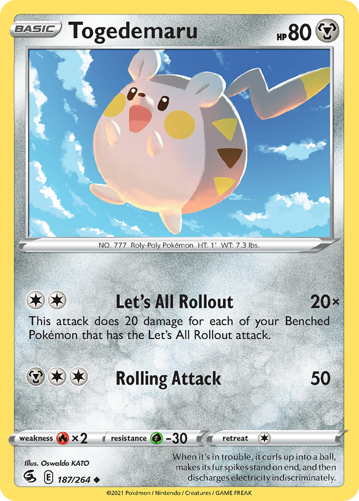 Togedemaru, kortbilde fra pokemontcg.io