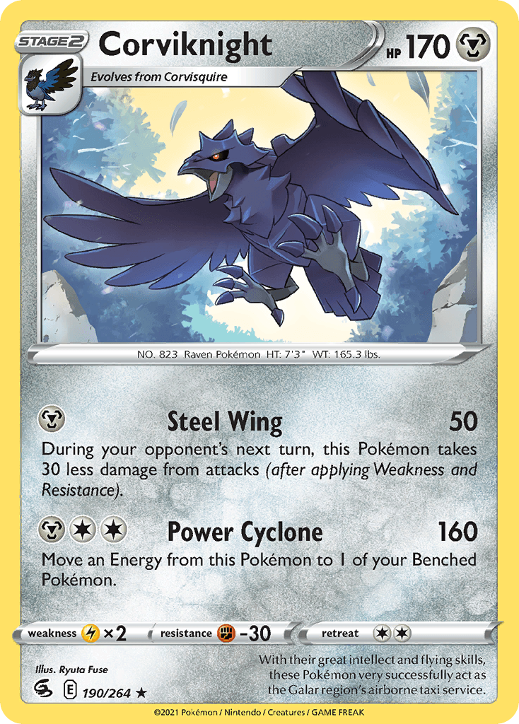 Corviknight, kortbilde fra pokemontcg.io