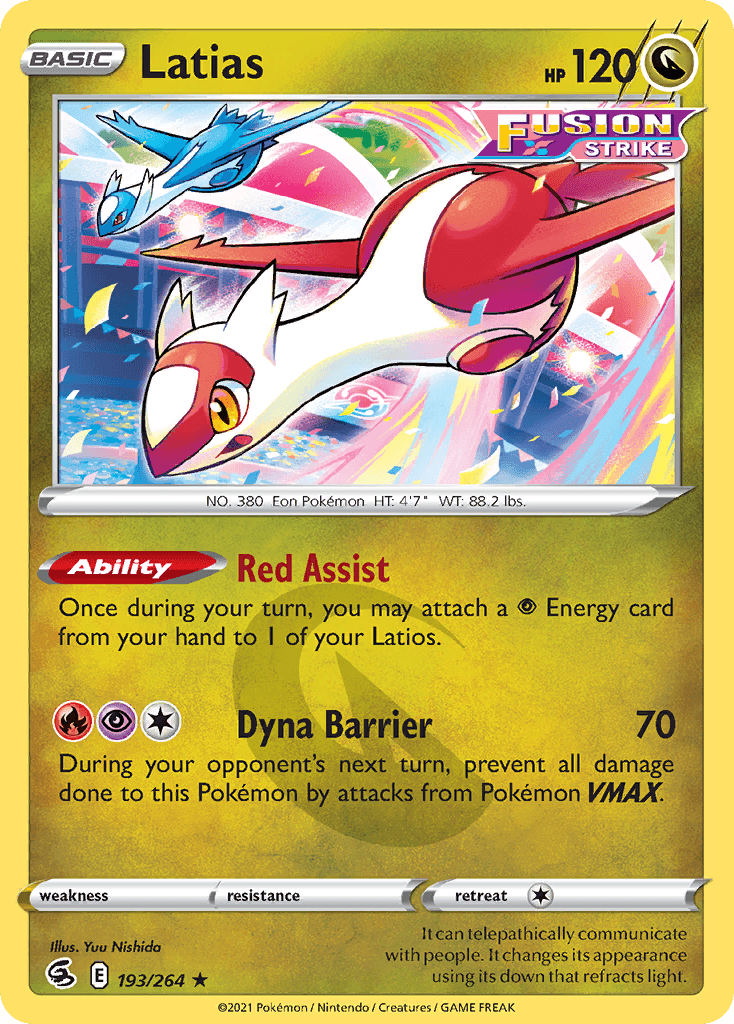 Latias, kortbilde fra pokemontcg.io