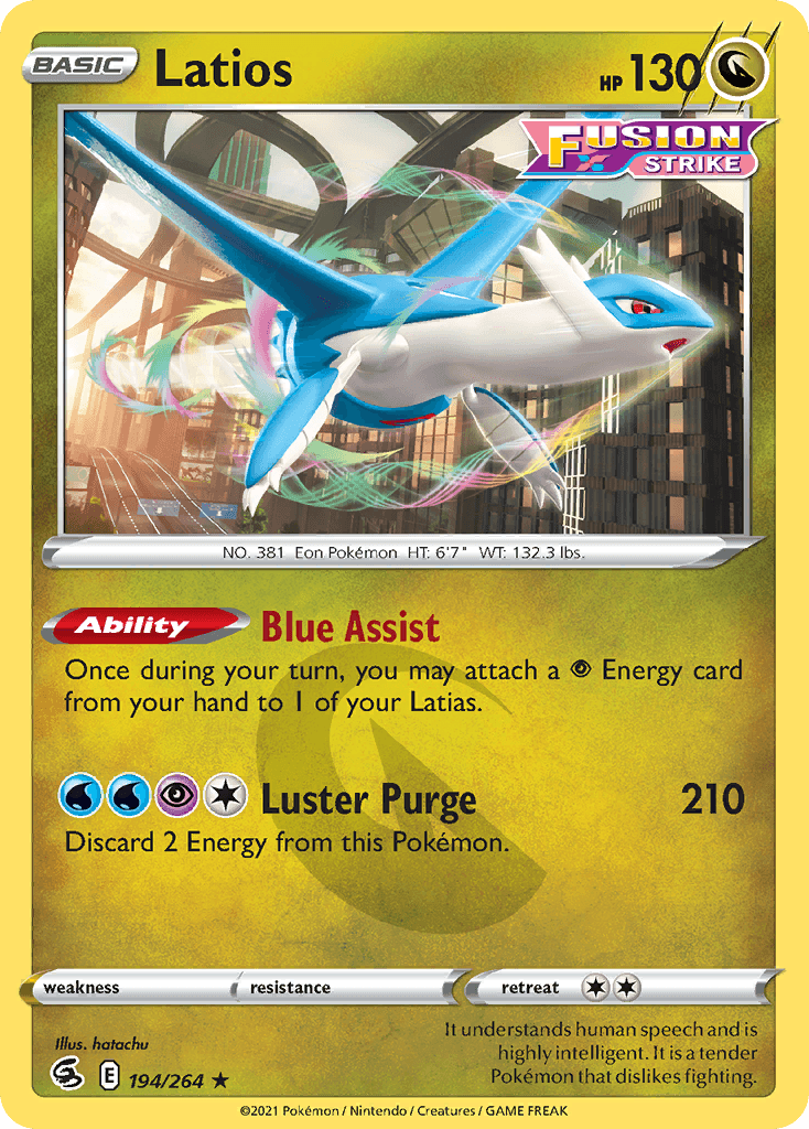 Latios, kortbilde fra pokemontcg.io