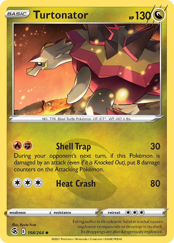 Turtonator, kortbilde fra pokemontcg.io