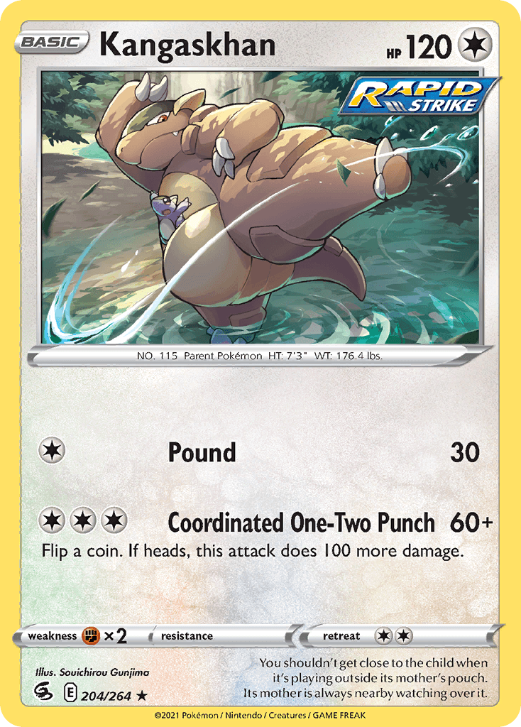 Kangaskhan, kortbilde fra pokemontcg.io