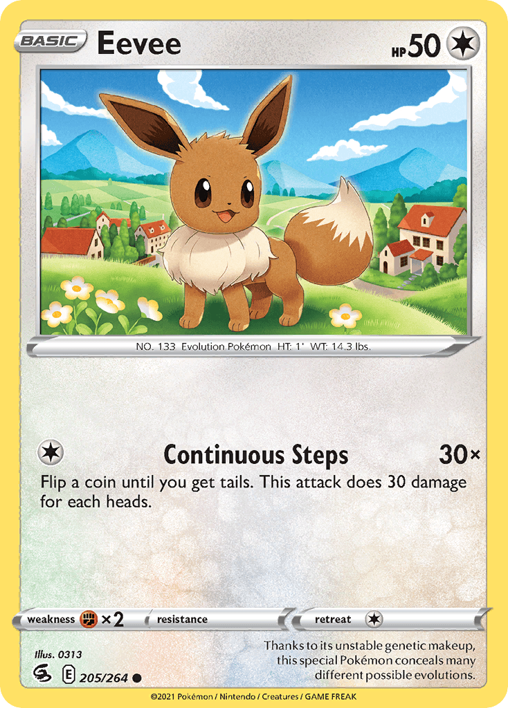 Eevee, kortbilde fra pokemontcg.io