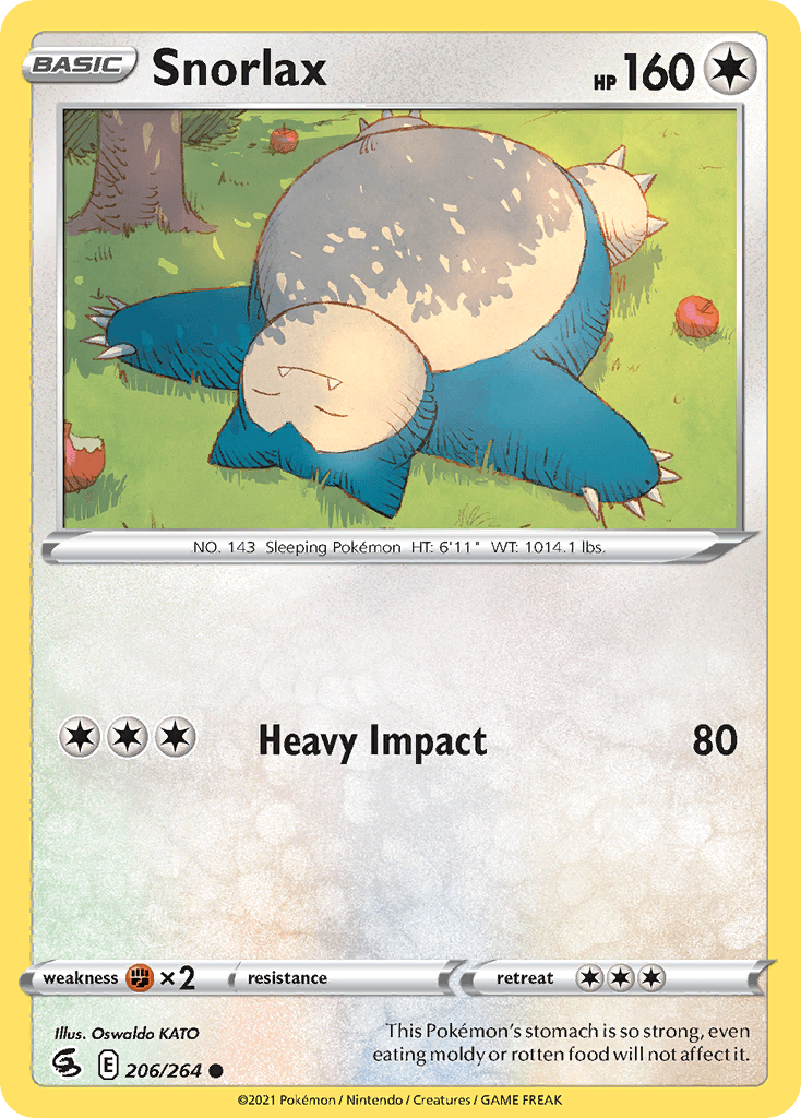 Snorlax, kortbilde fra pokemontcg.io