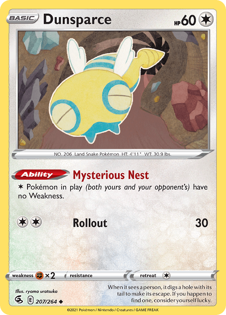 Dunsparce, kortbilde fra pokemontcg.io